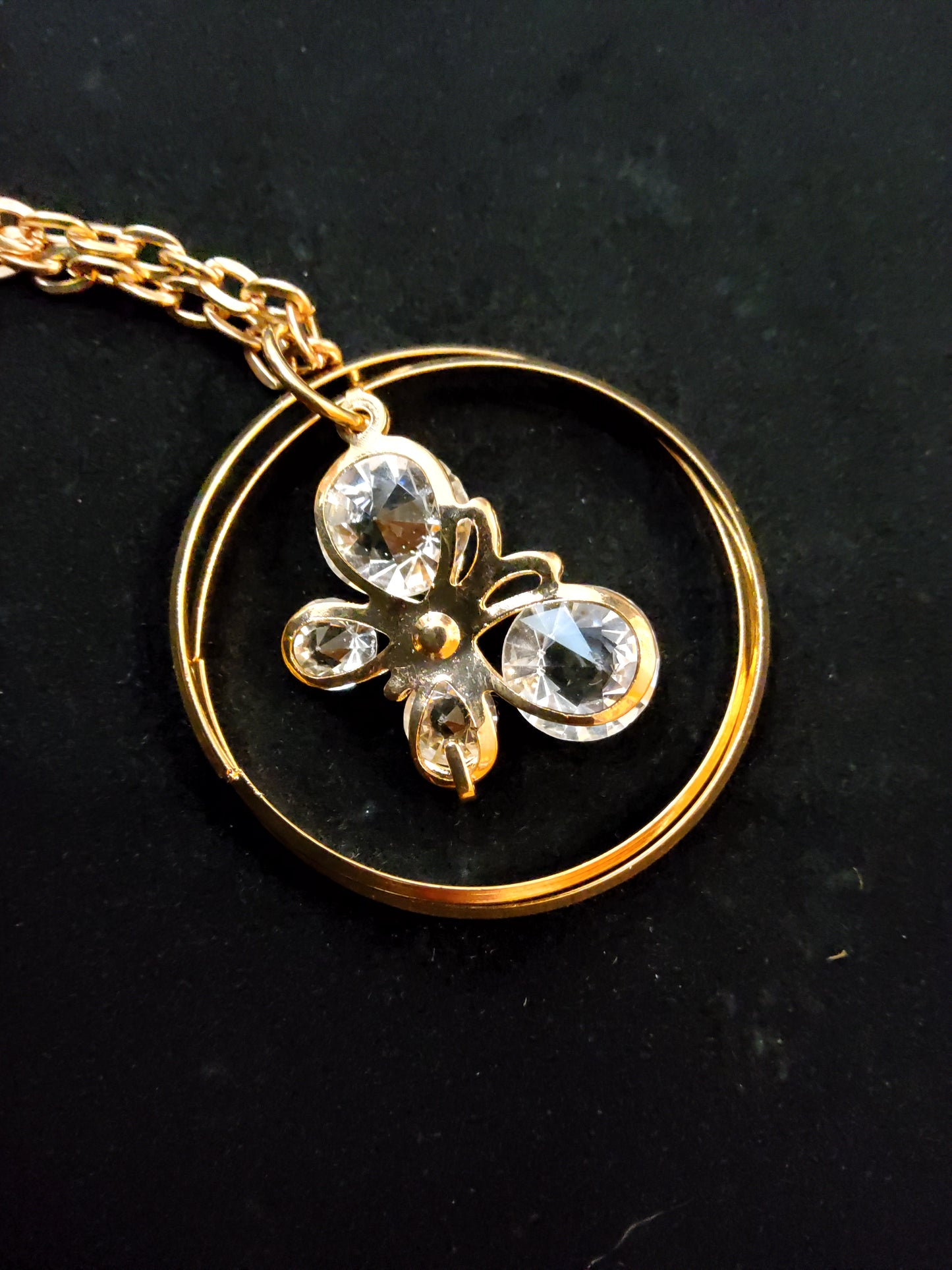 Necklace With Butterfly Charm - Couture Boutique