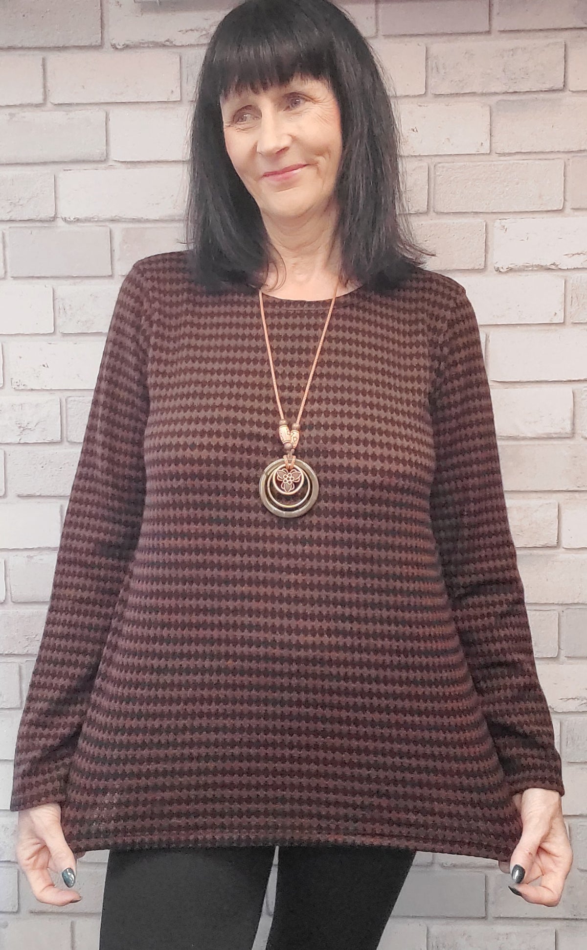 Ivy Soft Knit Jumper With Necklace - Couture Boutique