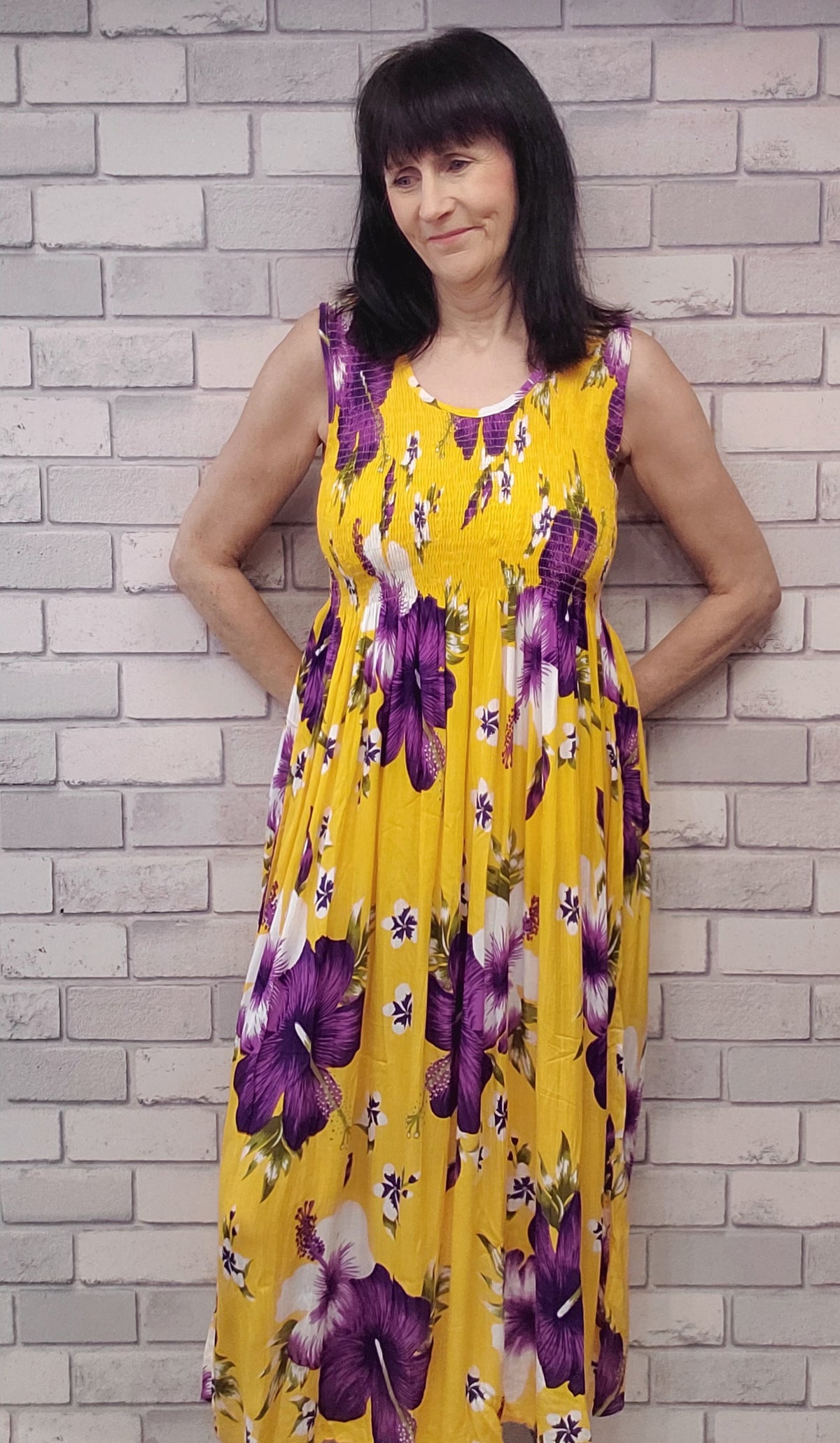 Iris Floral Print midi Dress - Couture Boutique