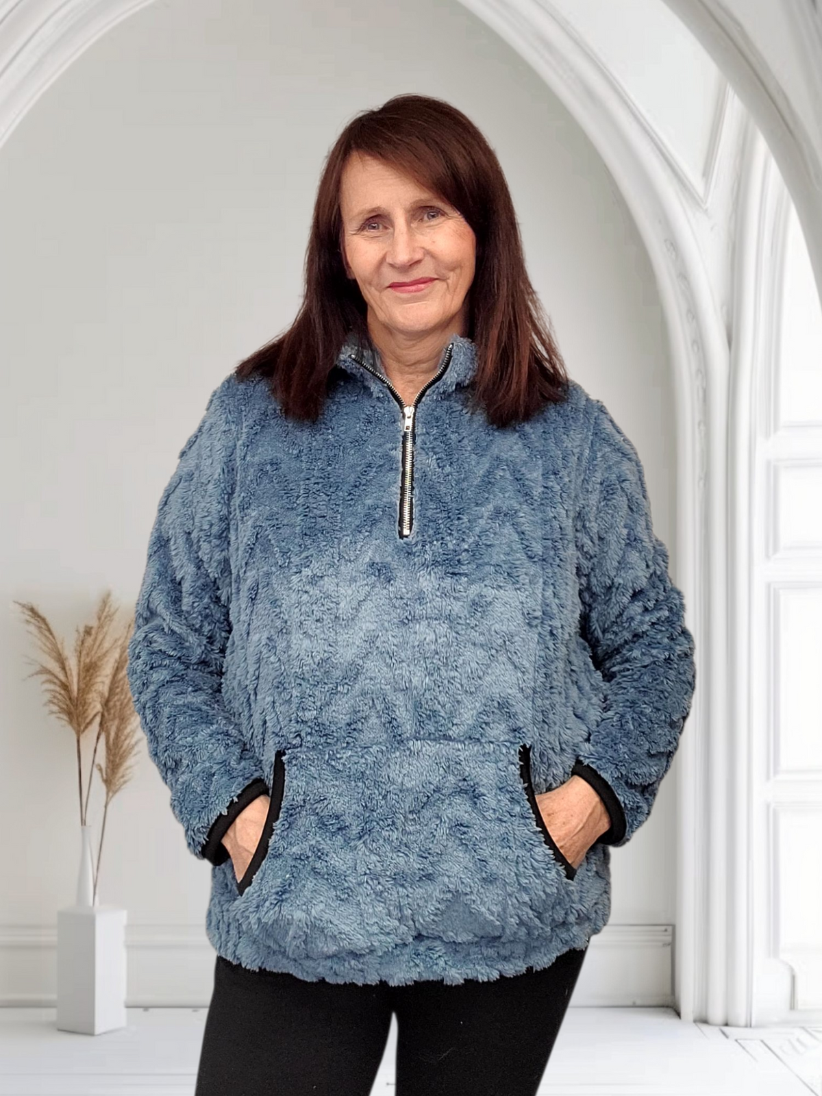 Zana Women’s Soft Long Sleeve Top, 3 Sizes - Couture Boutique