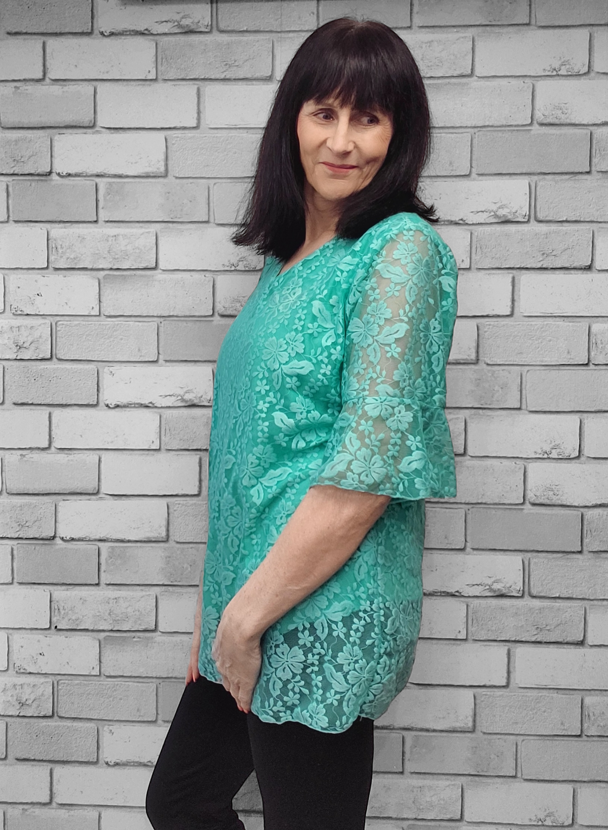 Harper Lace Short Sleeve Top - Couture Boutique