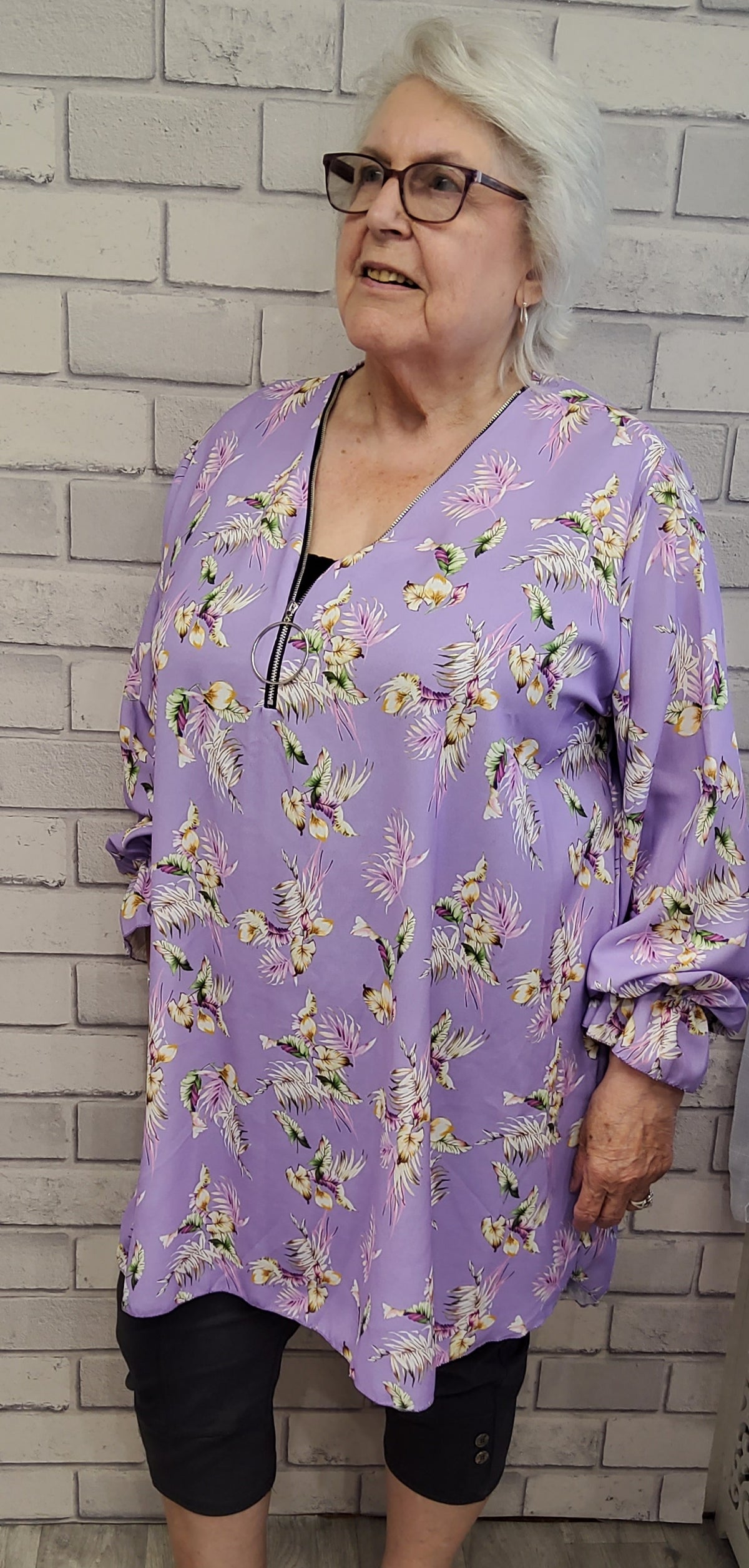 Sherri Oversize Long Sleeve  Top - Couture Boutique