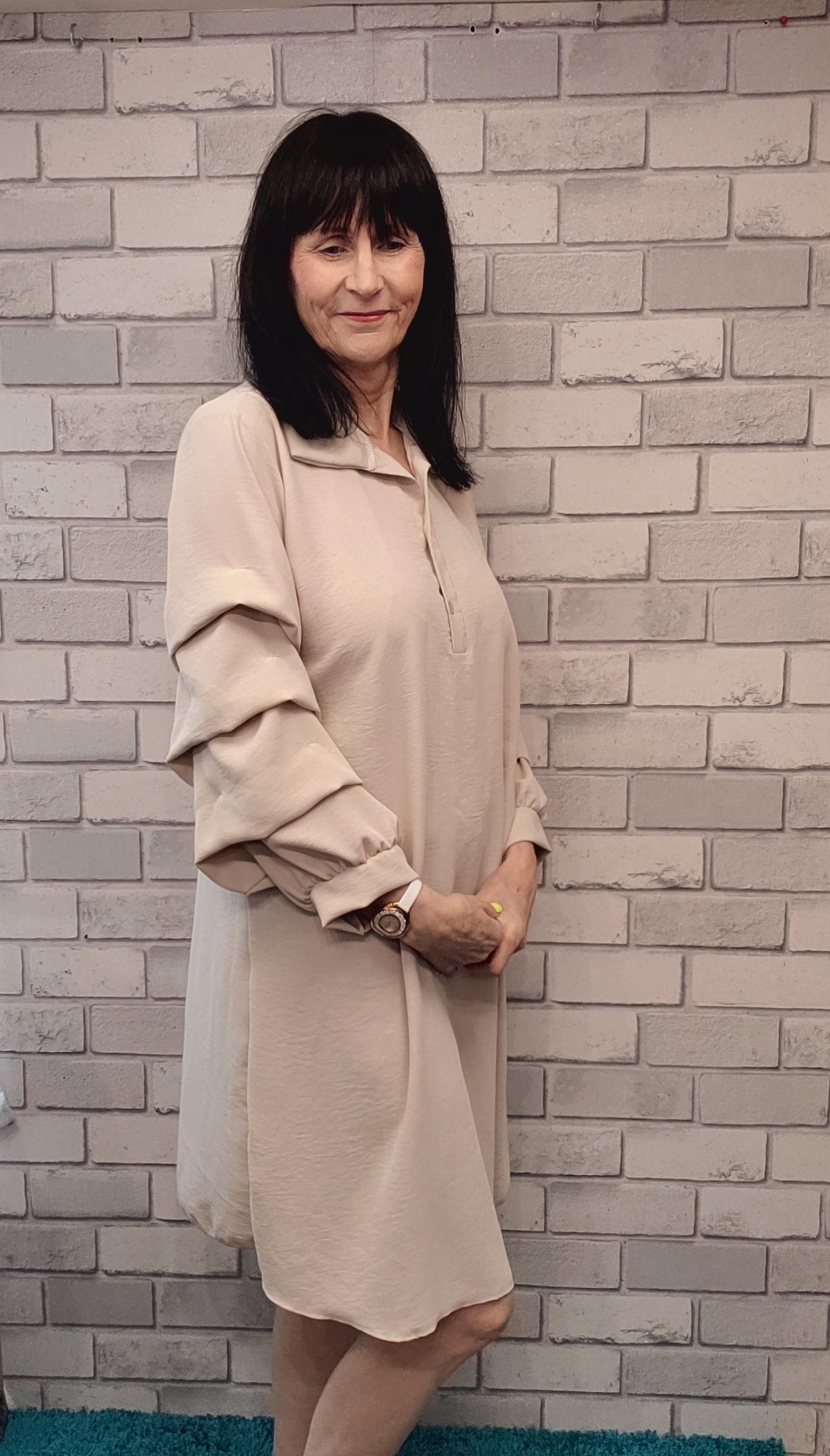 Annie Ruffle Sleeve Dress - Couture Boutique