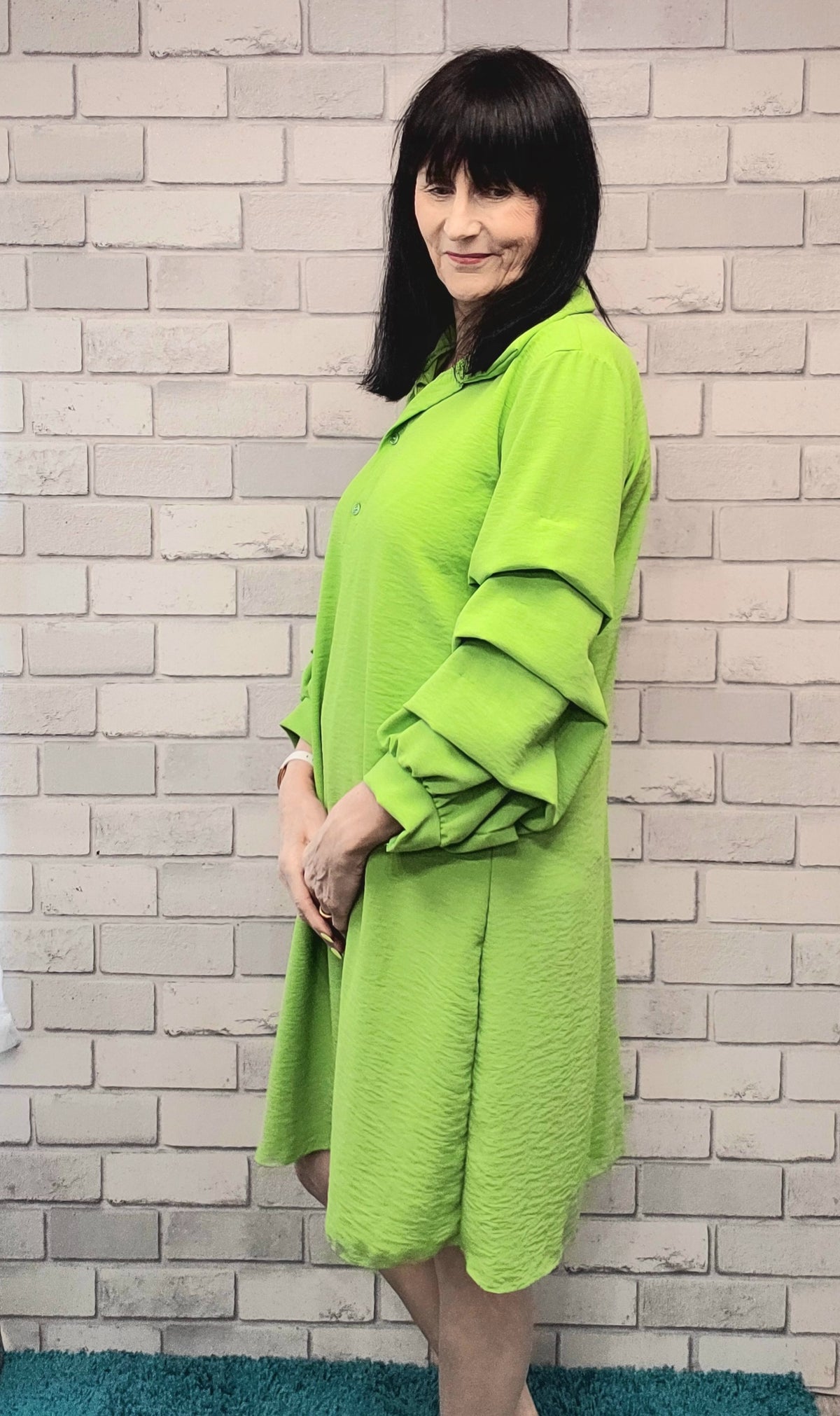 Annie Ruffle Sleeve Dress - Couture Boutique