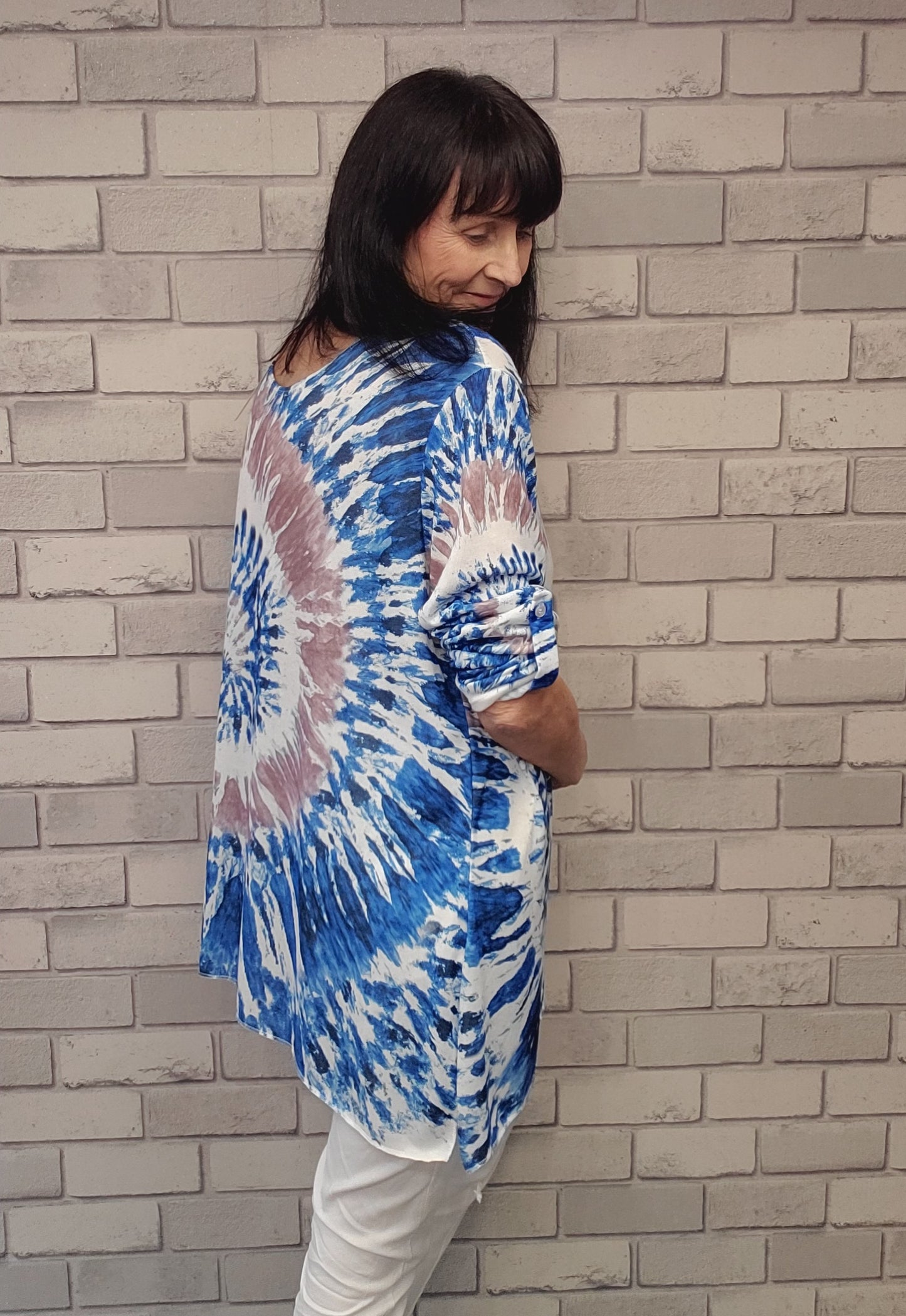 Bonnie Circle Tye Dye Tunic Dress