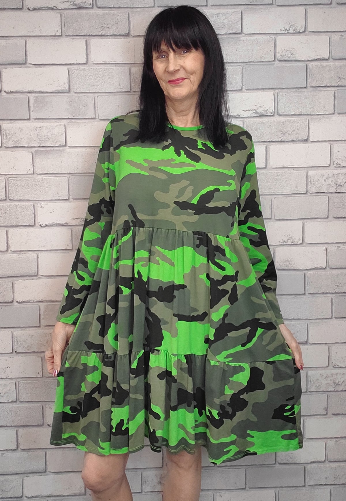 Lexi camouflage  dress - Couture Boutique