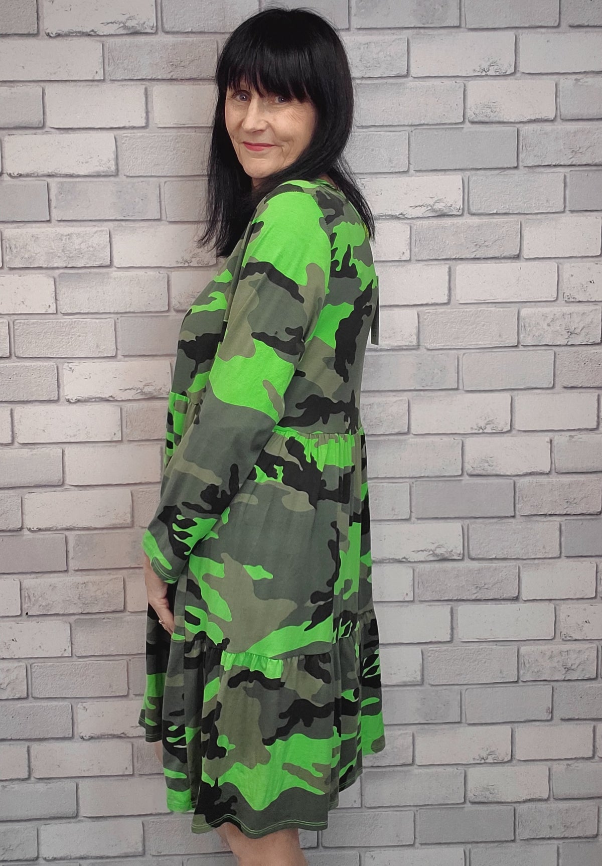 Lexi camouflage  dress - Couture Boutique
