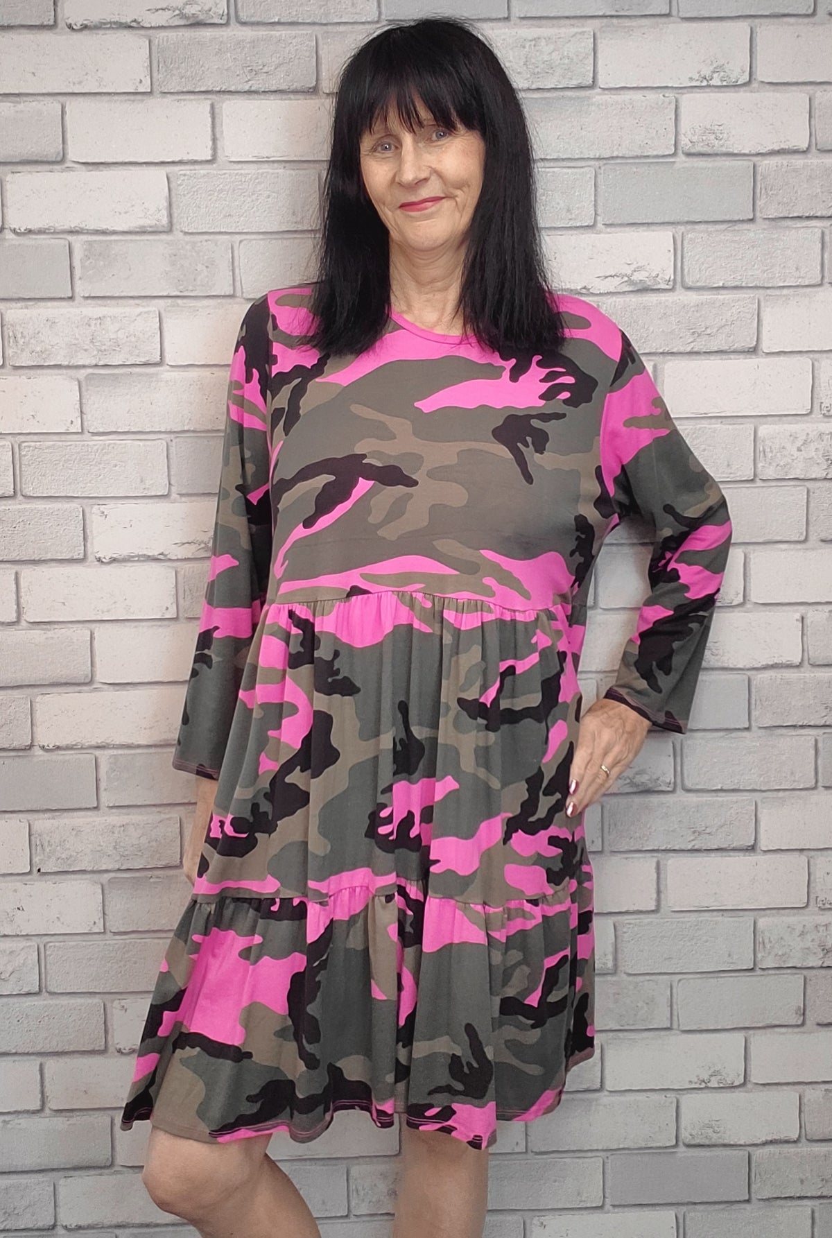 Lexi camouflage  dress - Couture Boutique