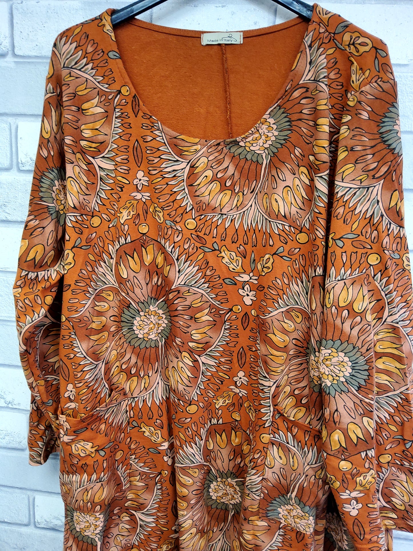 Karla Oversize  Floral Print Long Dress - Couture Boutique