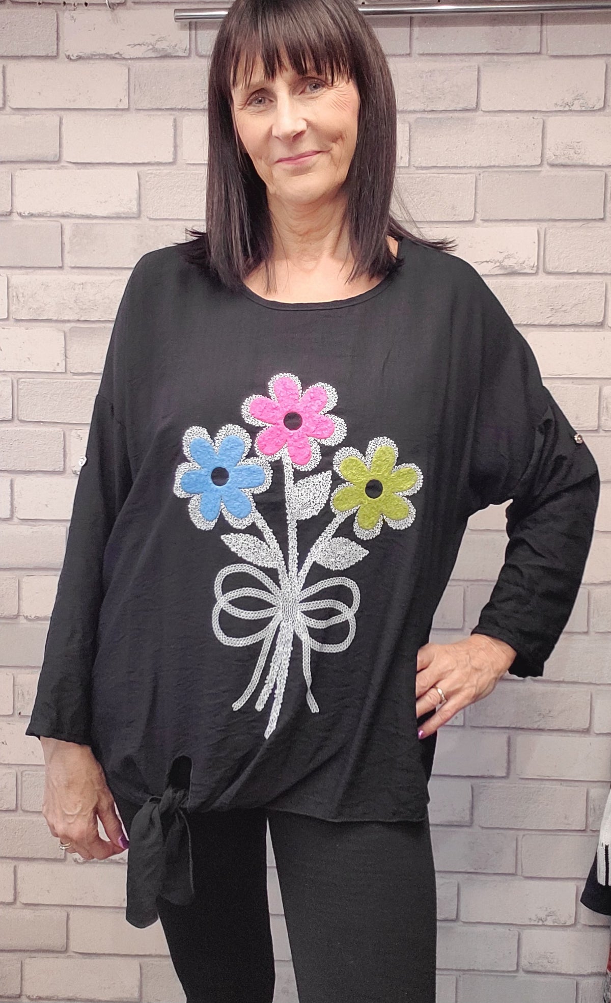 Flower Knot Top - Couture Boutique