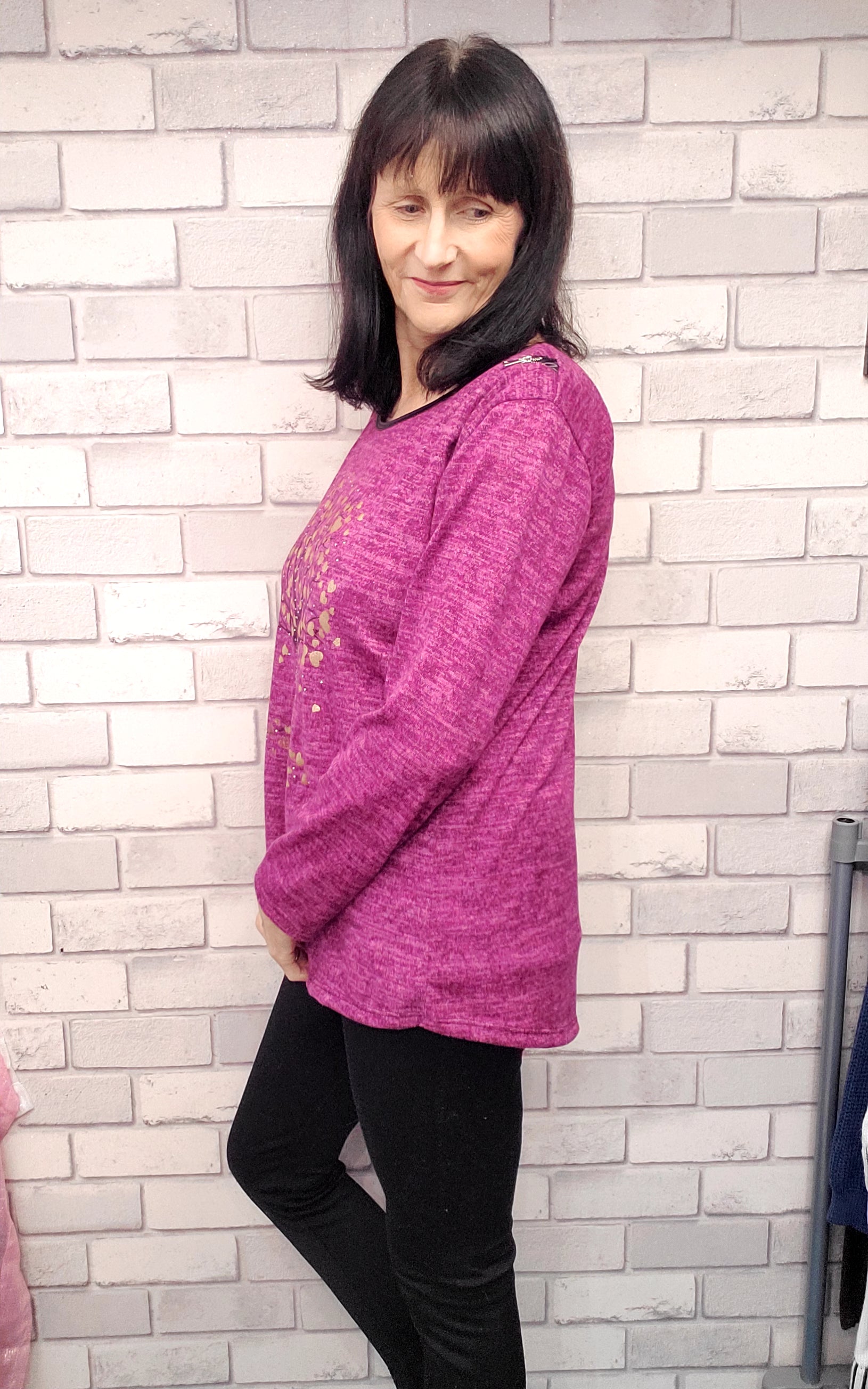 Trinny Long Sleeve Tree Of Life Top - Couture Boutique