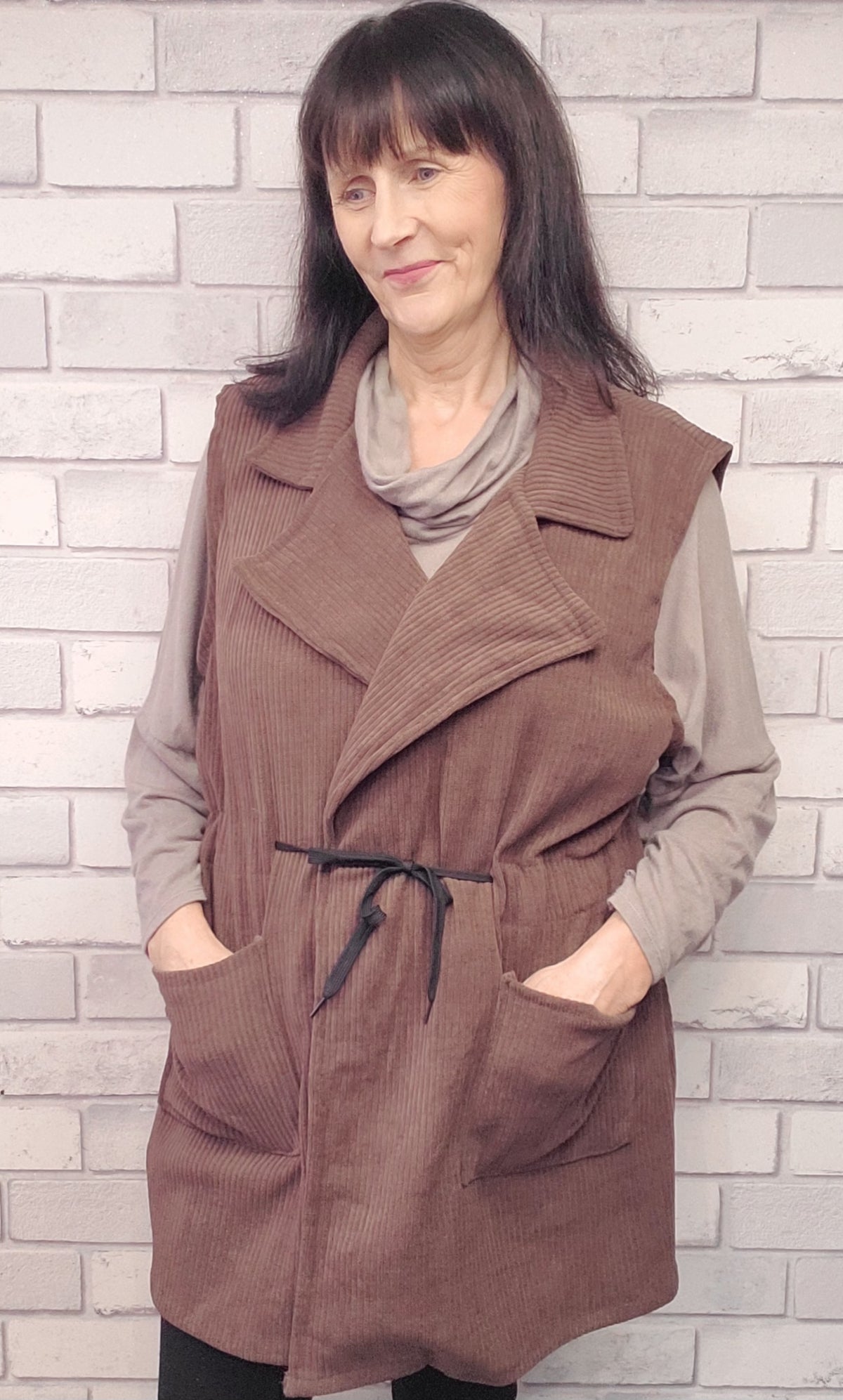 Sally Gilet With Pockets - Couture Boutique