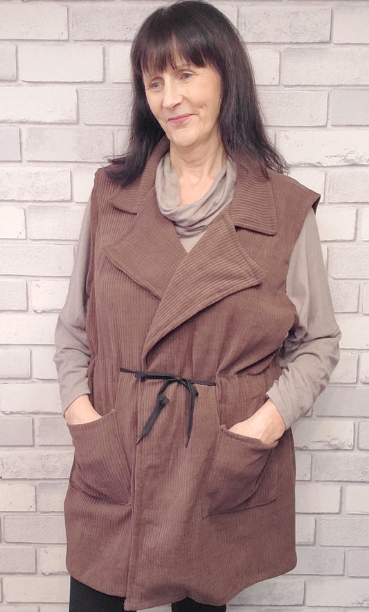 Sally Gilet With Pockets - Couture Boutique