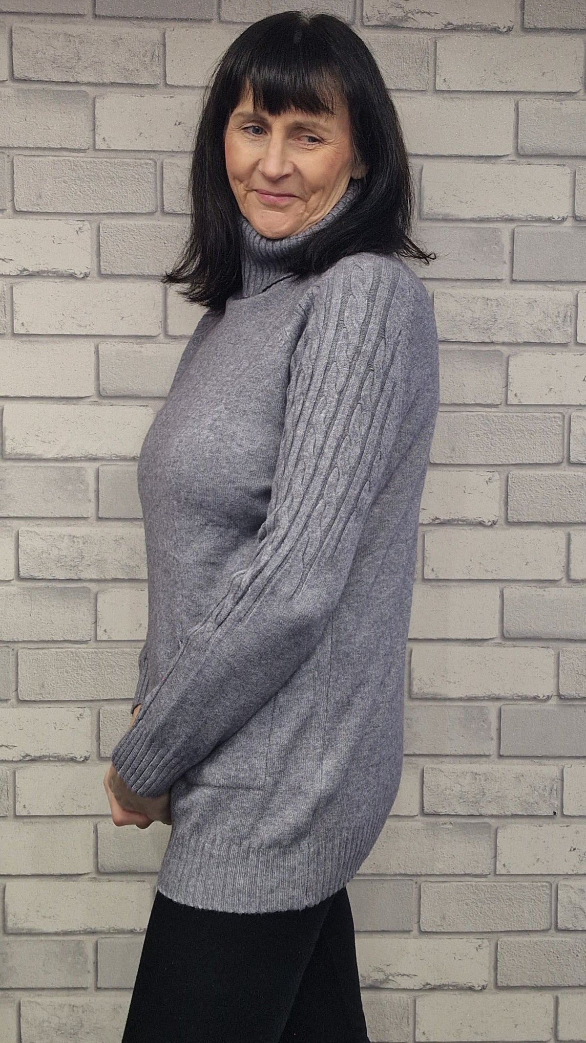 Trisa Polo Neck Soft Knit Jumper - Couture Boutique