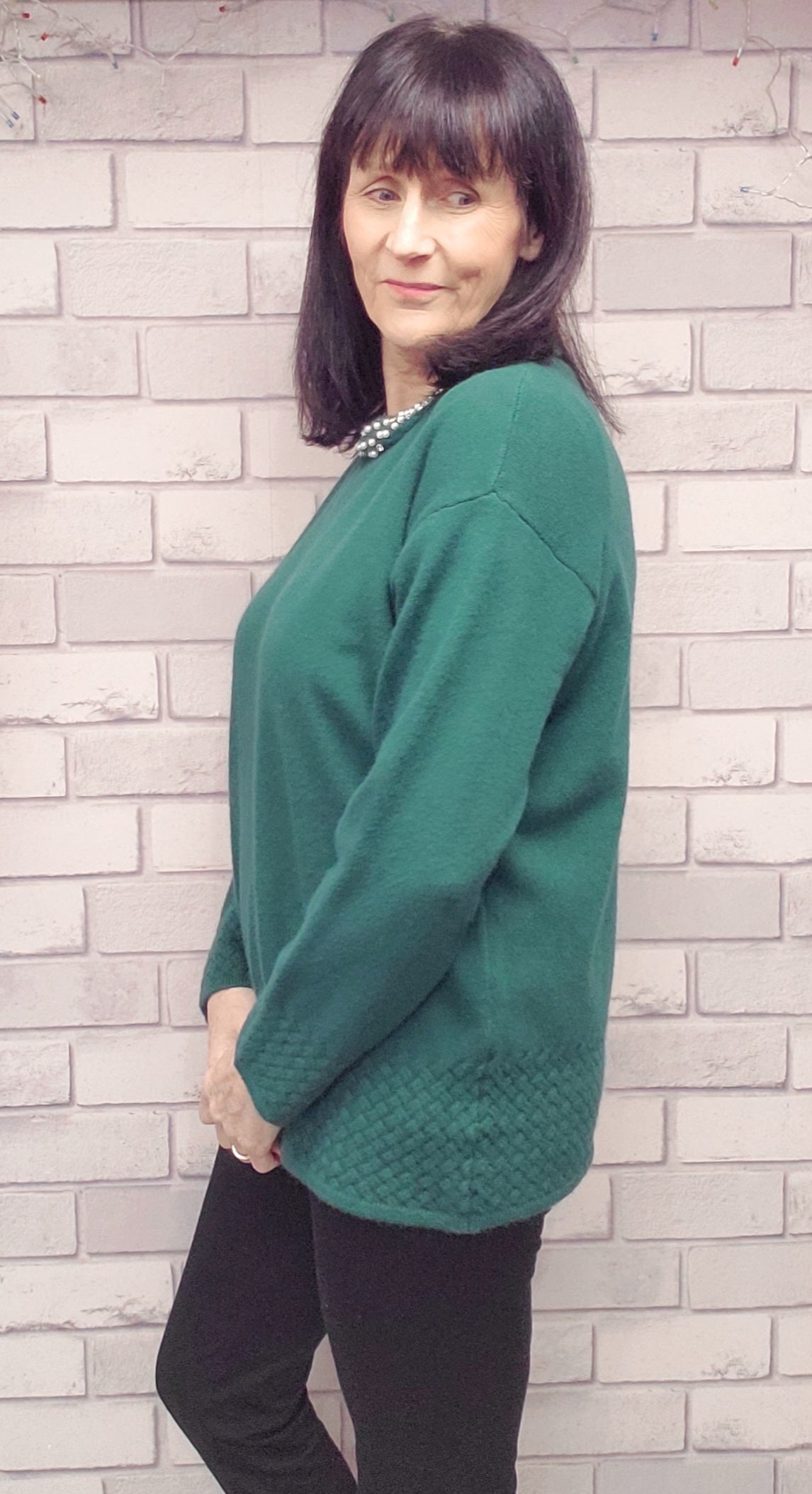 Luna Pearl Soft Knit Jumper - Couture Boutique