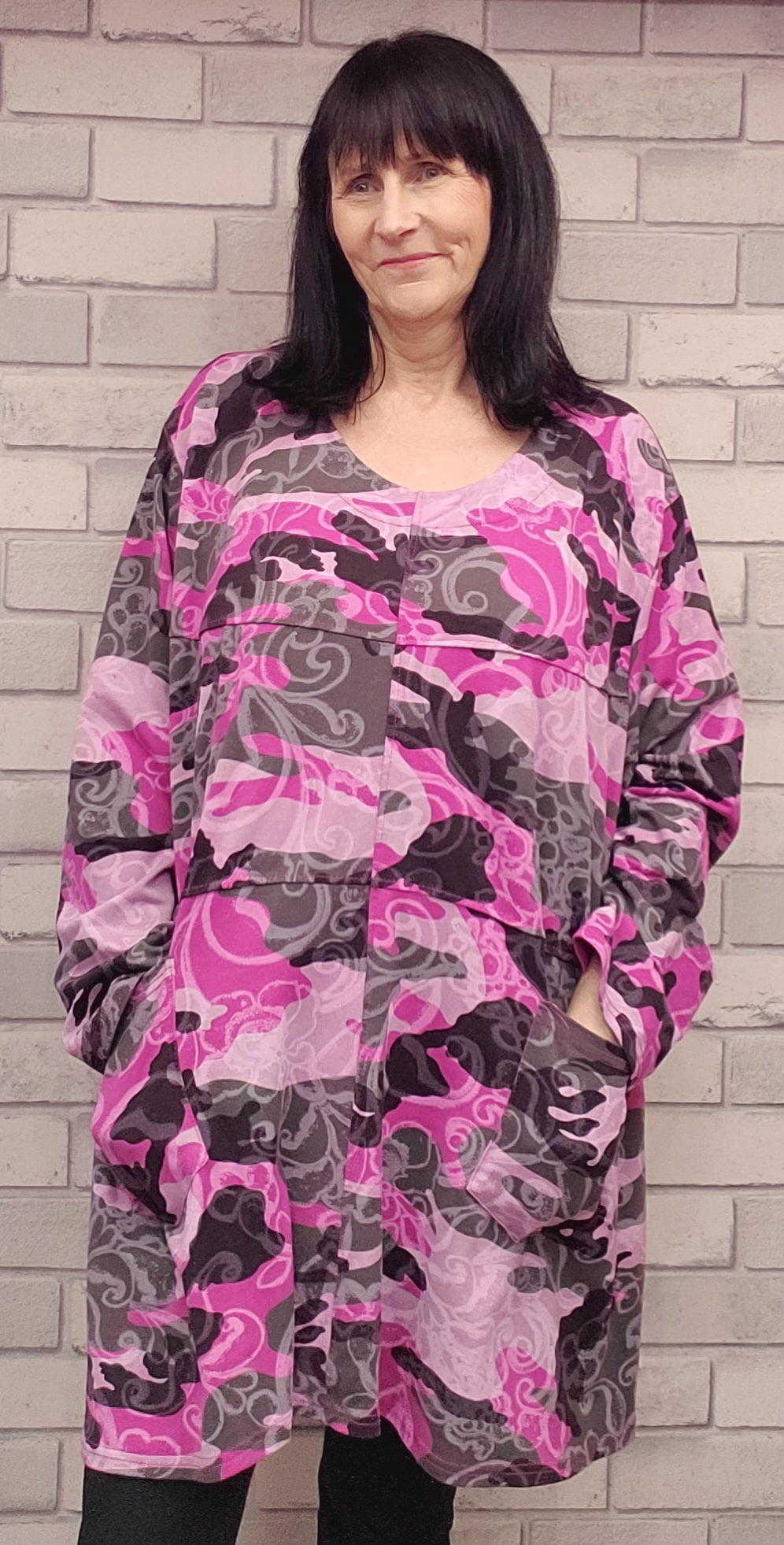 Cora Camouflage Print Top - Couture Boutique