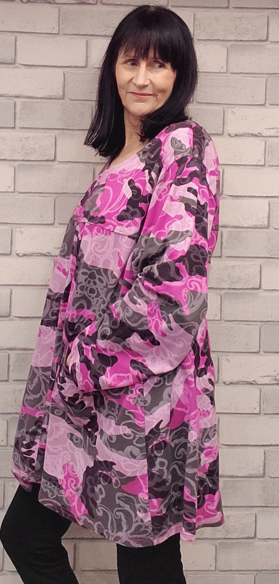 Cora Camouflage Print Top - Couture Boutique