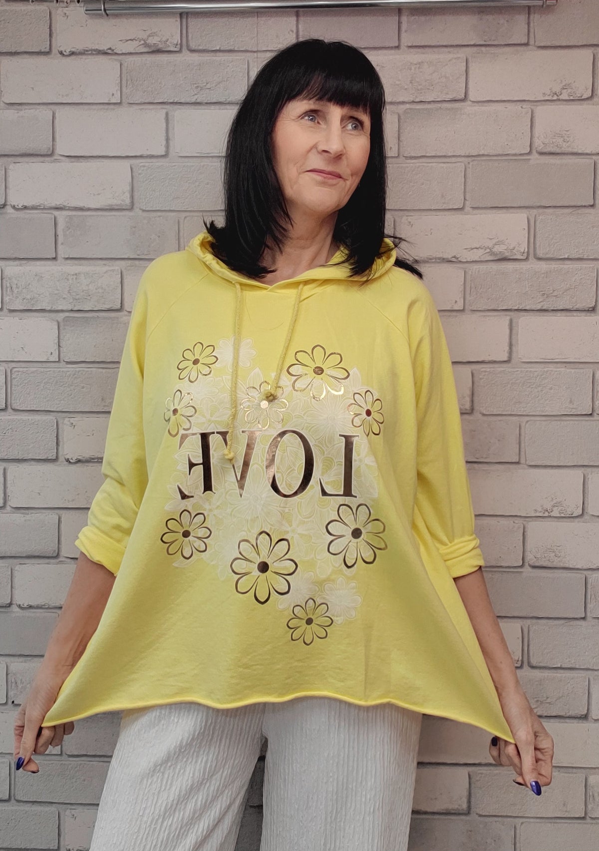 Aurora Floral Love Hoody - Couture Boutique
