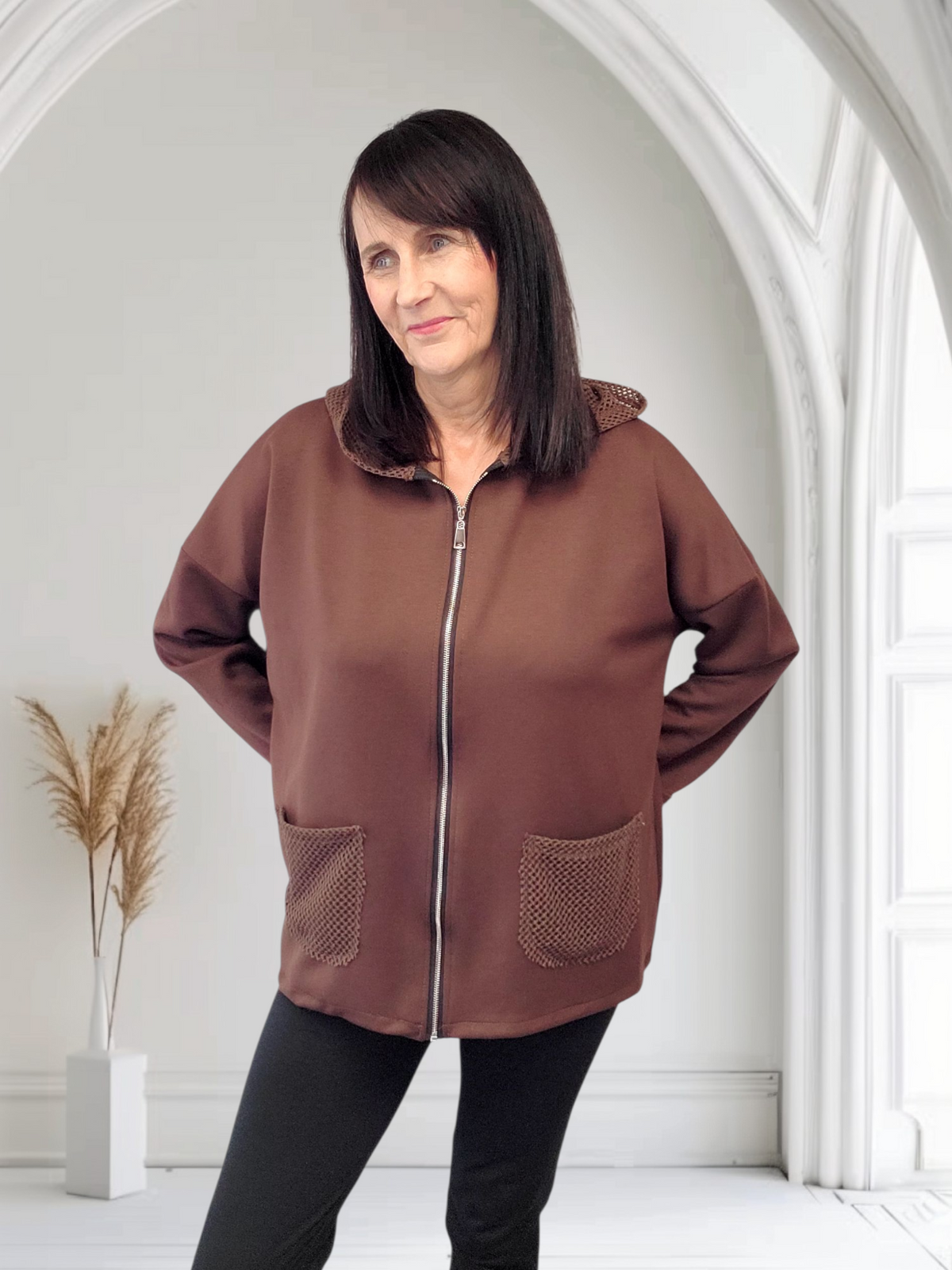 Jess Women’s Lightweight Jacket – Stylish, Comfortable, Onesize  12-20 - Couture Boutique