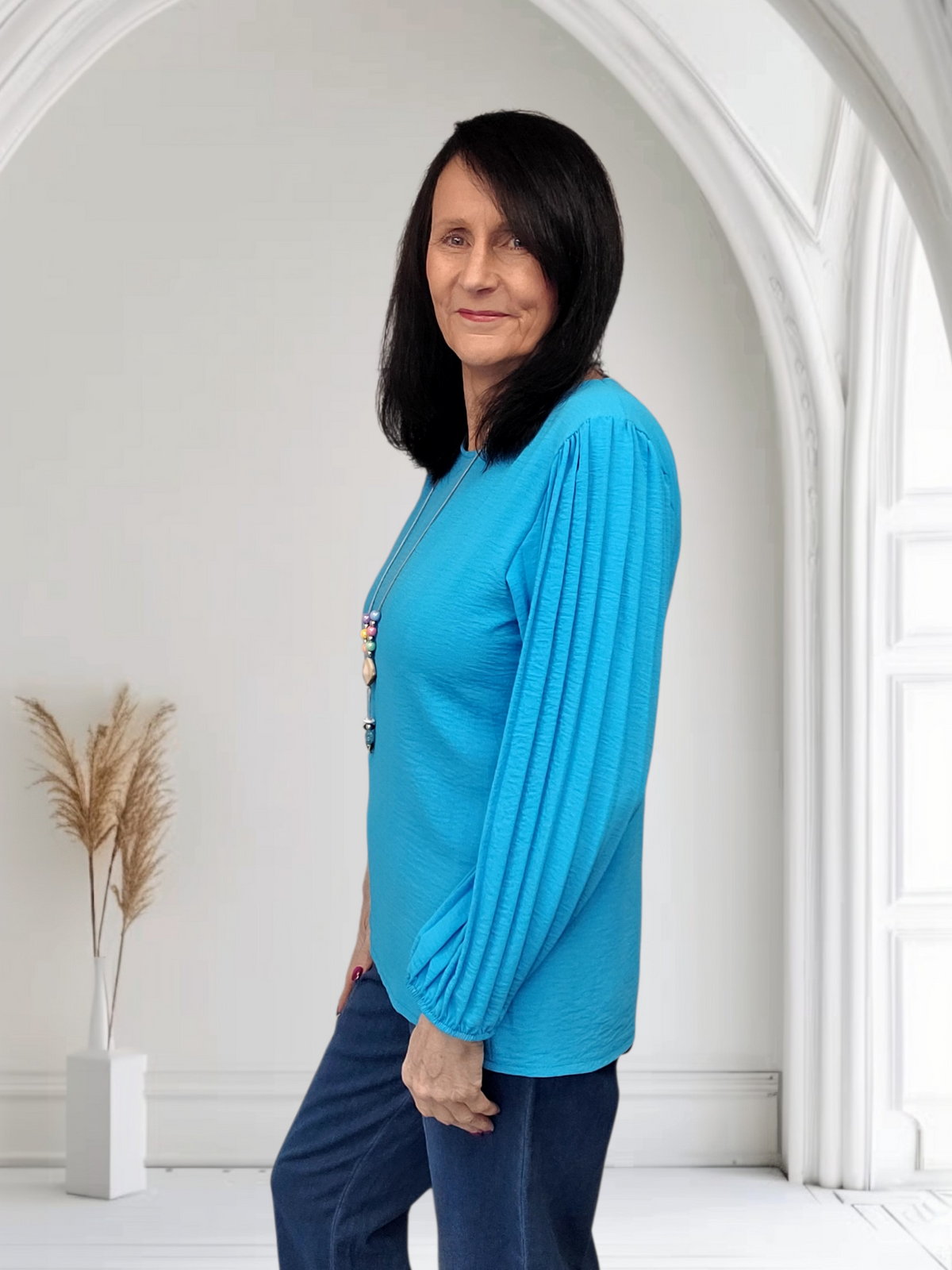 Brooke Ladies Top With Necklace - Couture Boutique