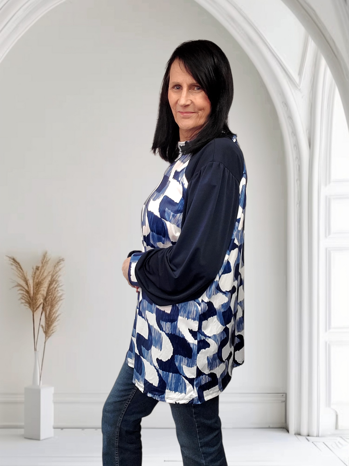 Calli Plus Size Top Long Sleeves - Couture Boutique