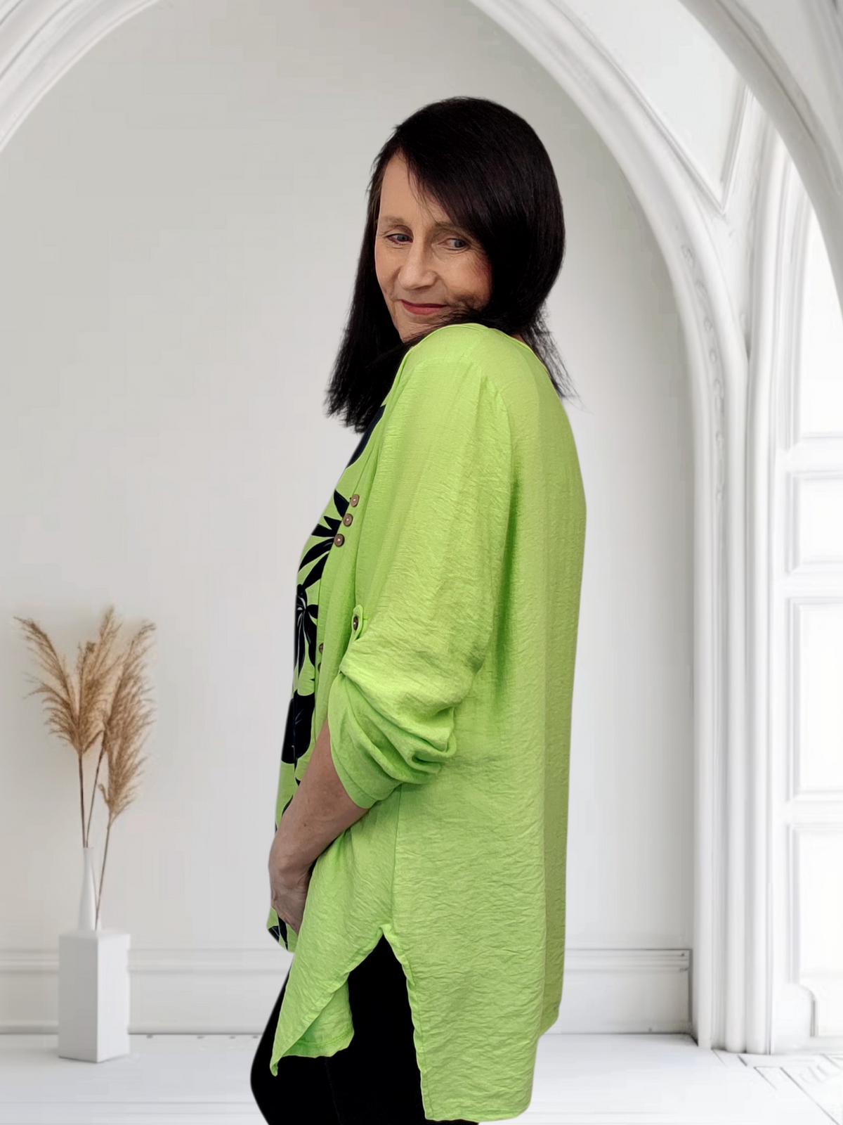 Crissy Leaf Top - Couture Boutique