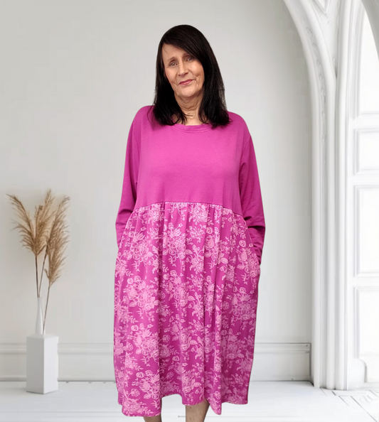 Fae Plus Size  Floral Dress - Couture Boutique