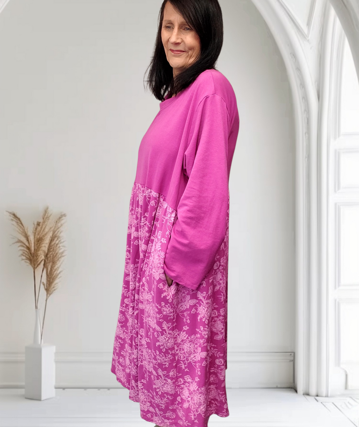 Fae Plus Size  Floral Dress - Couture Boutique