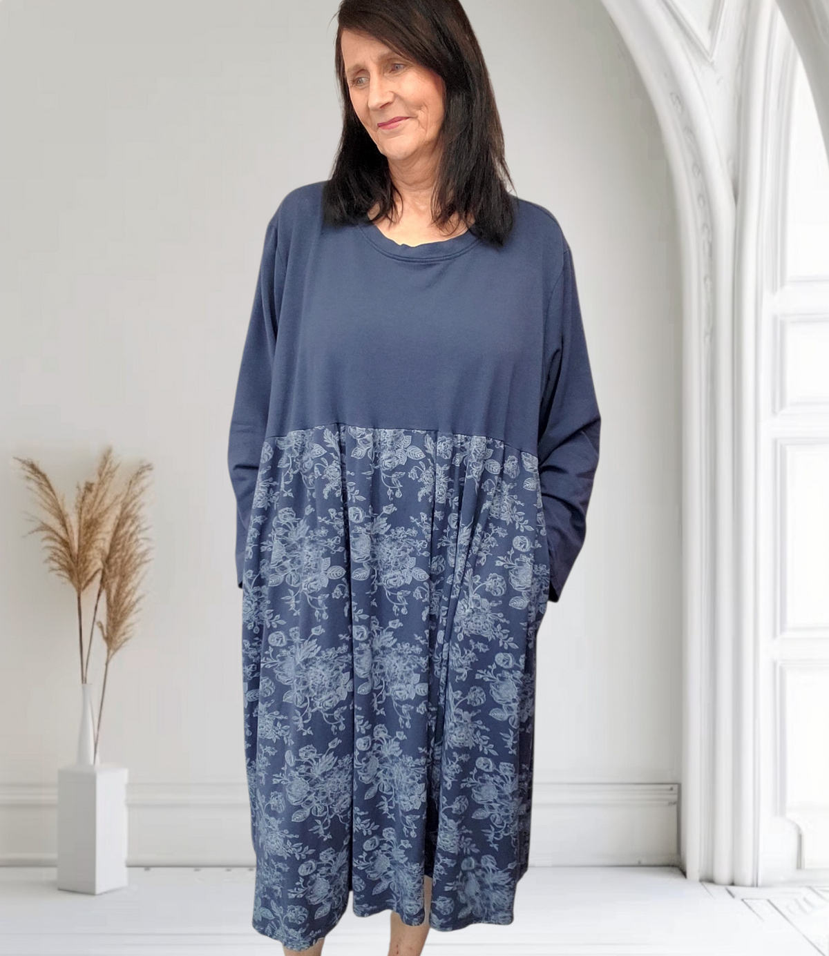 Fae Plus Size  Floral Dress - Couture Boutique