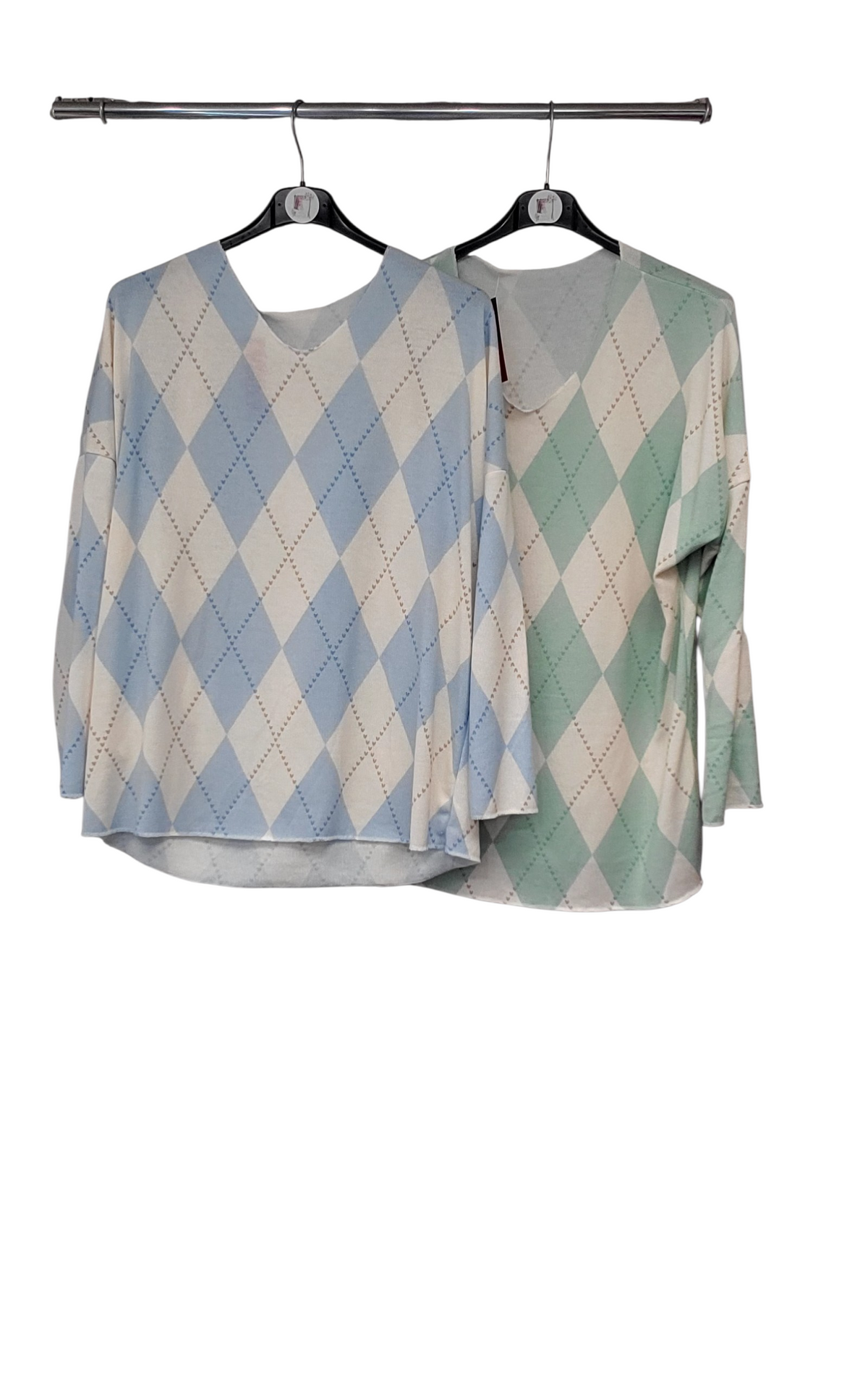 Gemma Diamond Pattern Top - Couture Boutique