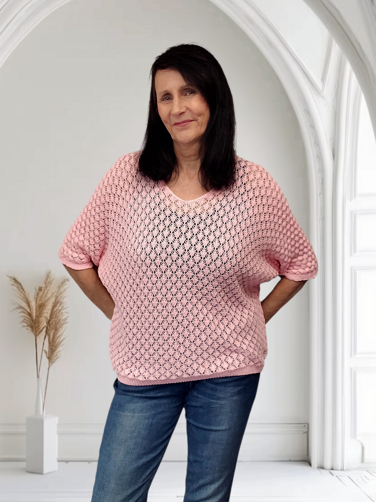 Holly Crochet Batwing Top - Couture Boutique