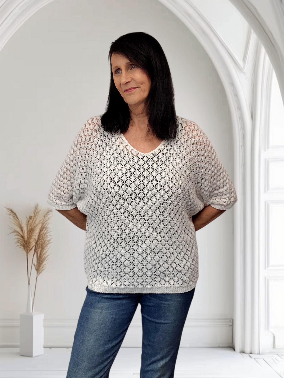 Holly Crochet Batwing Top - Couture Boutique