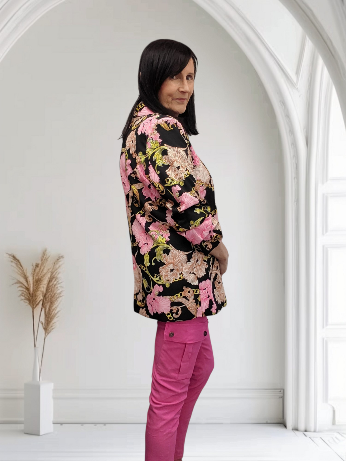 Floral Print Blazer – Stylish Smart Casual Women’s Jacket - Couture Boutique