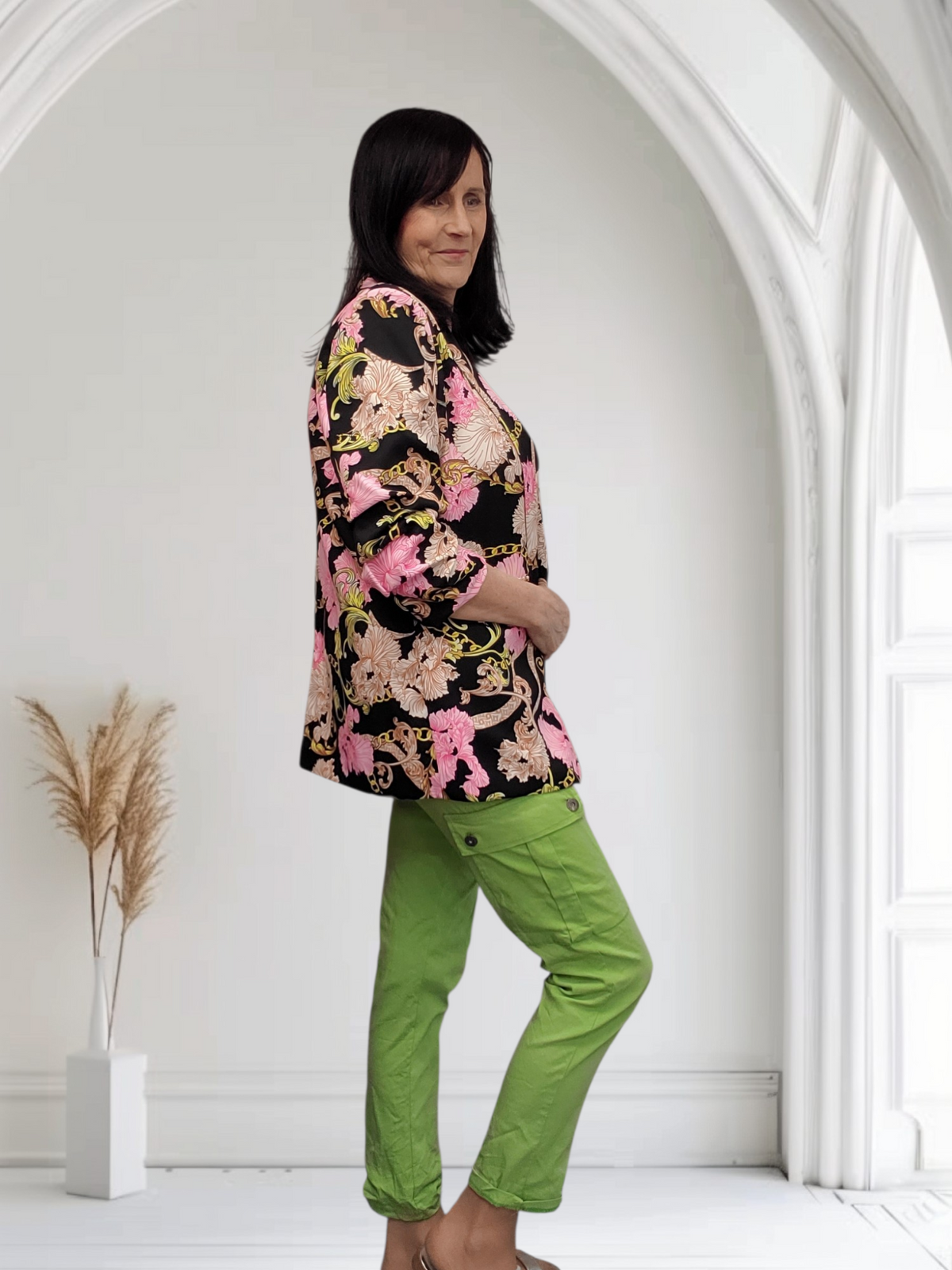 Floral Print Blazer – Stylish Smart Casual Women’s Jacket - Couture Boutique
