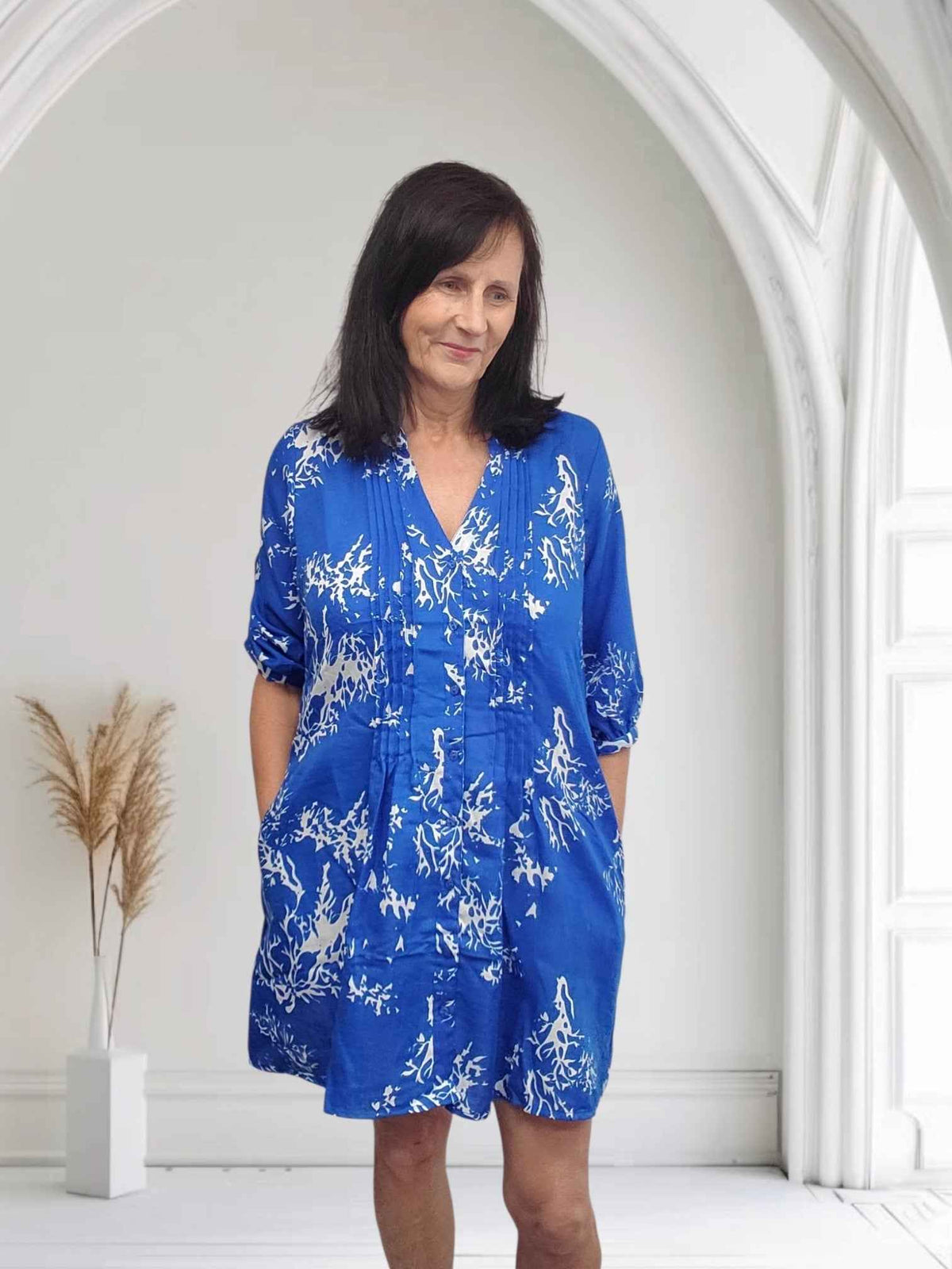 Veronica Tie Waist Dress with Pockets | One Size UK 12–16