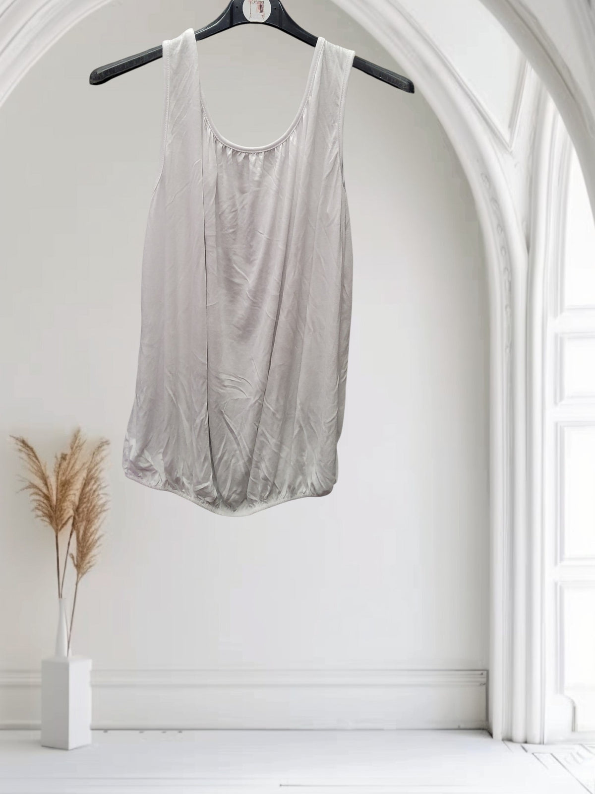 Ingrid Plain Loose Fit  Vest Tops - Couture Boutique