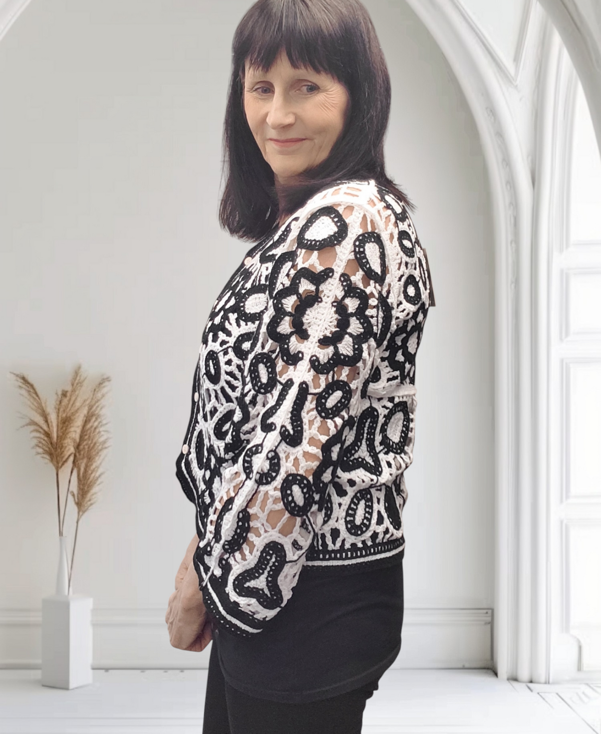 Hope Crochet  Short Cardigan - Couture Boutique