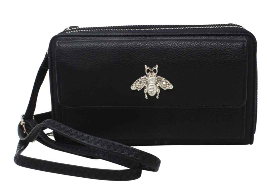 Crossbody  Double  Zipper  Wallet/Bag