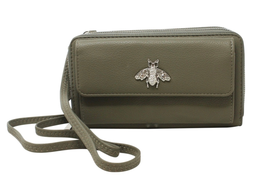 Crossbody  Double  Zipper  Wallet/Bag - Couture Boutique