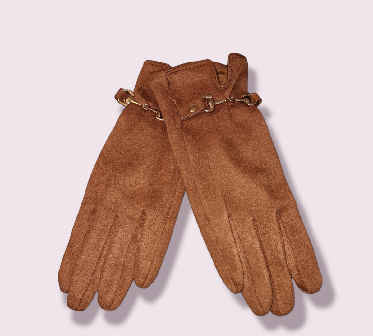 Ladies Suedette Velvet Gloves - Couture Boutique