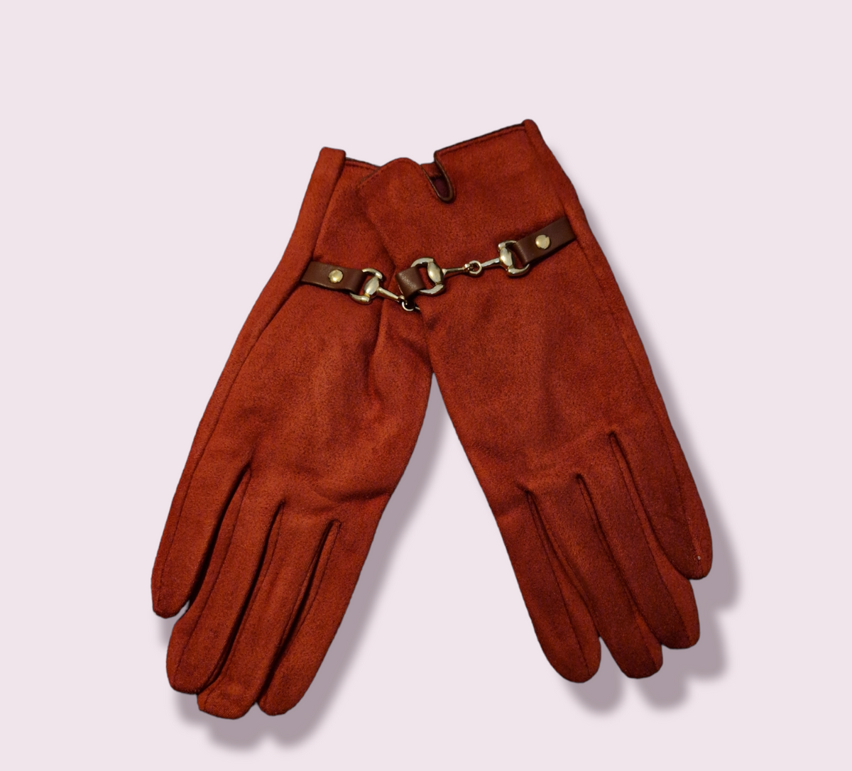 Ladies Suedette Velvet Gloves - Couture Boutique