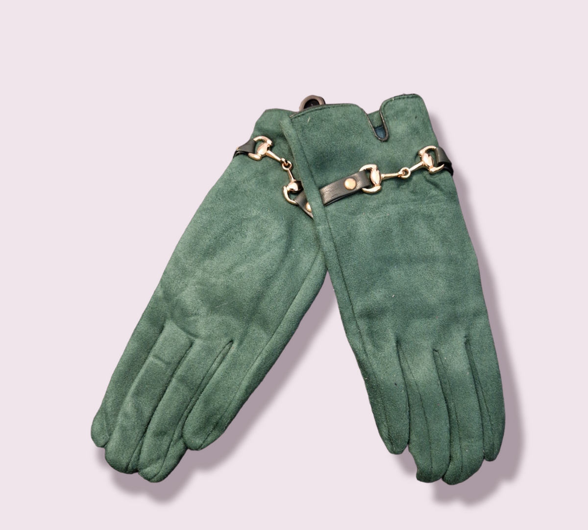 Ladies Suedette Velvet Gloves - Couture Boutique